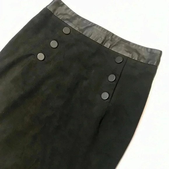 H&M Pencil Skirt  Black Size 6 - Picture 2 of 4